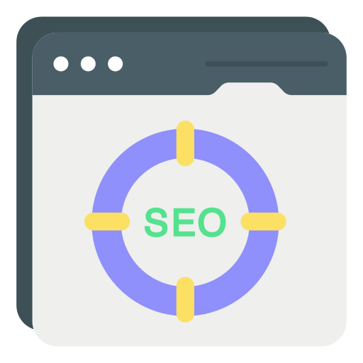 orientación seo icono gratis