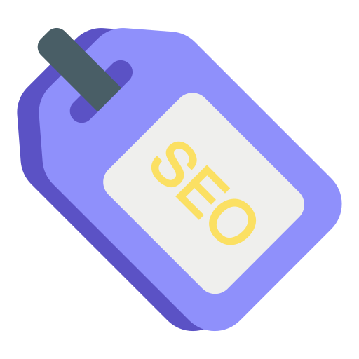 etiqueta seo icono gratis