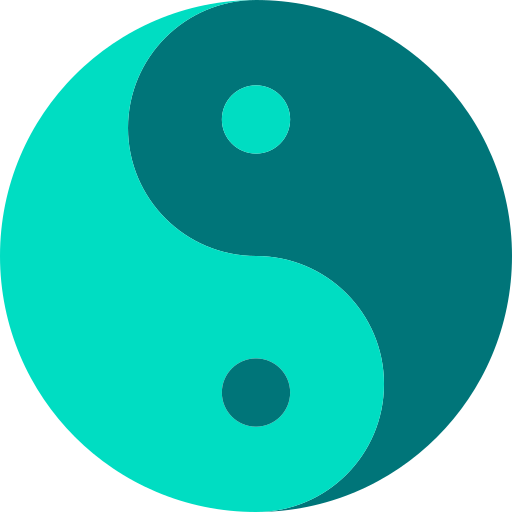 Yin yang icono gratis