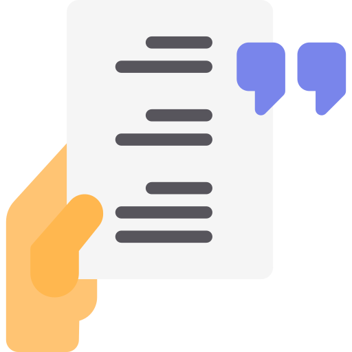 Testimonial free icon Testimonial free icon