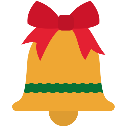 campana de navidad icono gratis