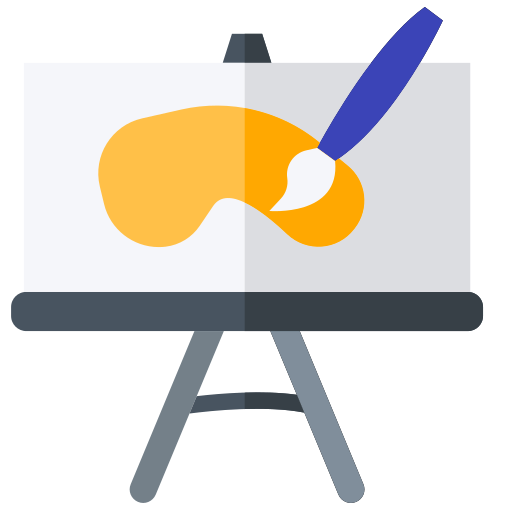 estudio de arte icono gratis