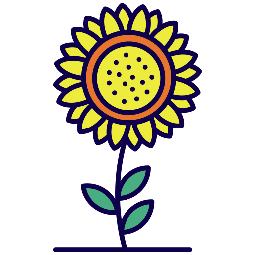 girasol icono gratis