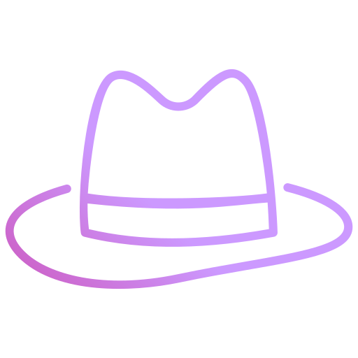 sombrero de fieltro icono gratis