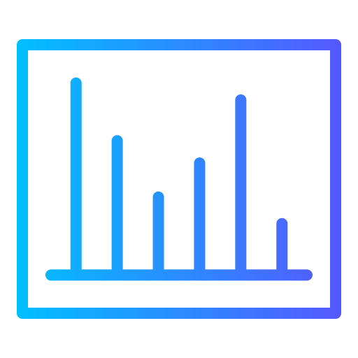 gráfico de barras icono gratis