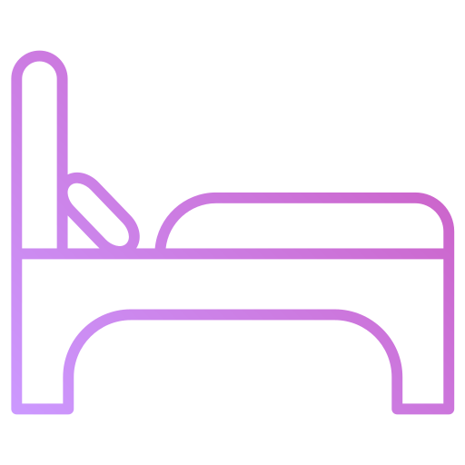 Bed free icon Bed free icon