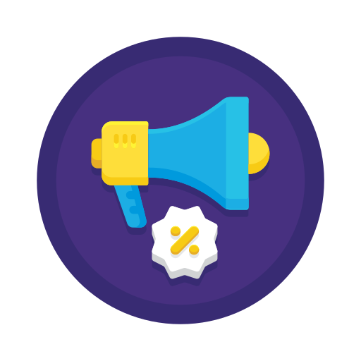 promoción icono gratis