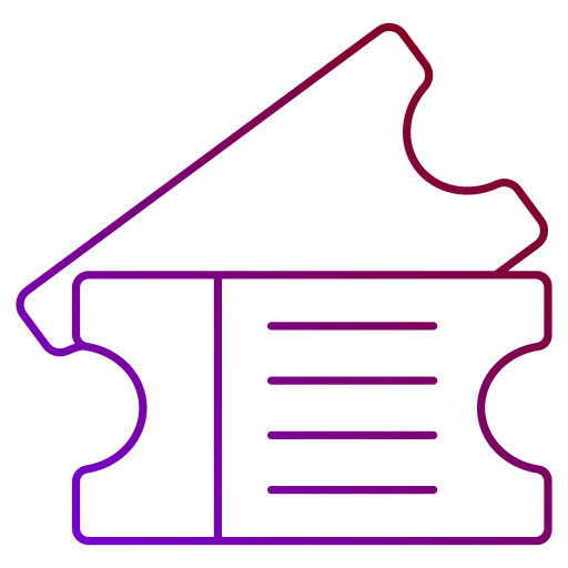 billete de avión icono gratis