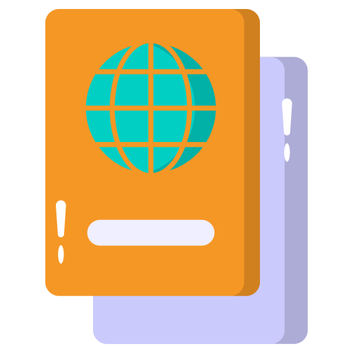 pasaporte icono gratis