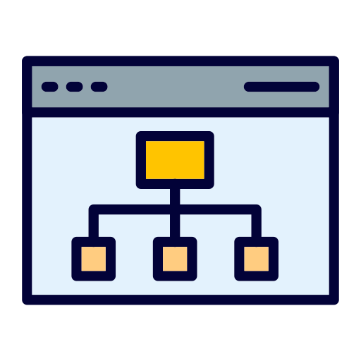 mapa del sitio icono gratis