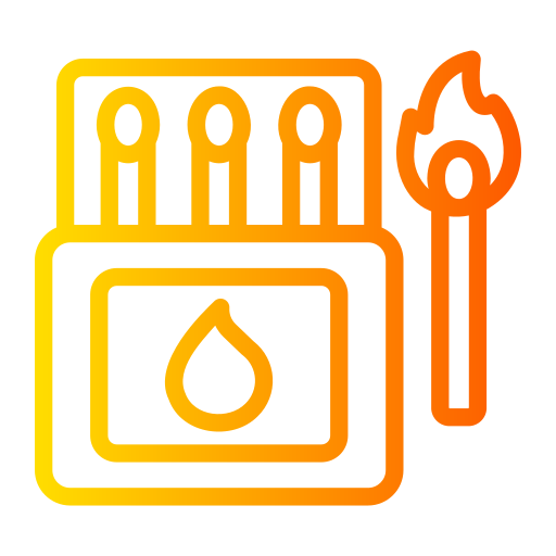 성냥 무료 아이콘