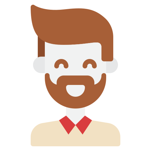 Beard free icon