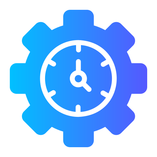 gestión del tiempo icono gratis