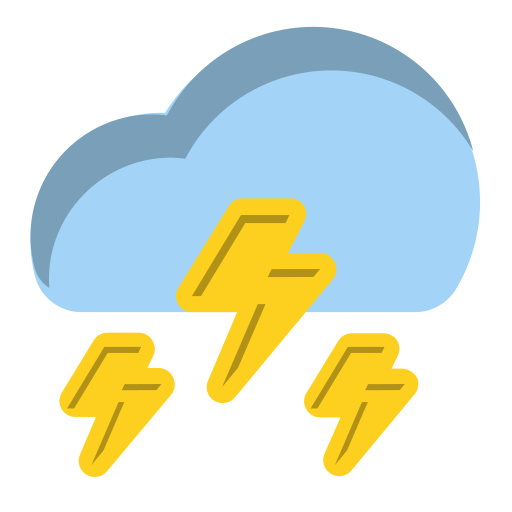 tormenta de nubes icono gratis