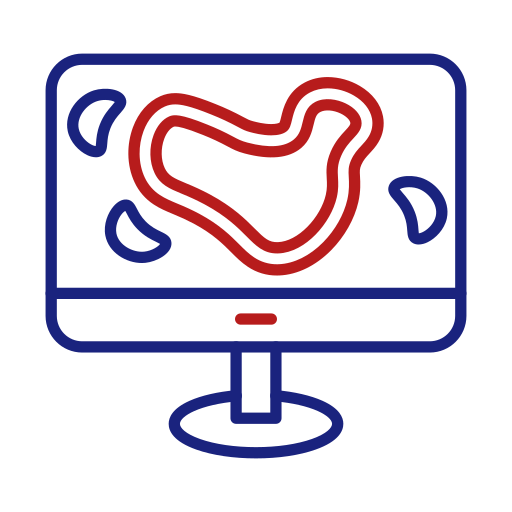 mapa de calor icono gratis