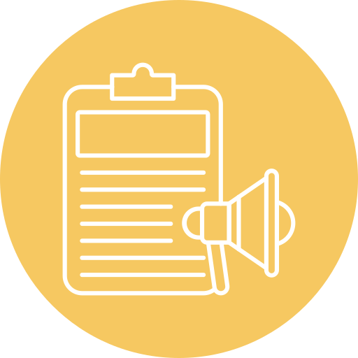 marketing de contenidos icono gratis