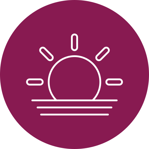 atardecer icono gratis