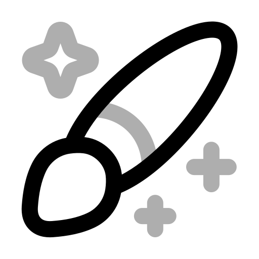 cepillo de pintura icono gratis