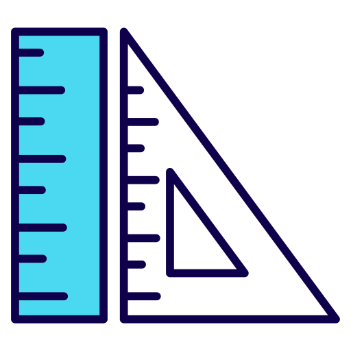Ruler free icon Ruler free icon