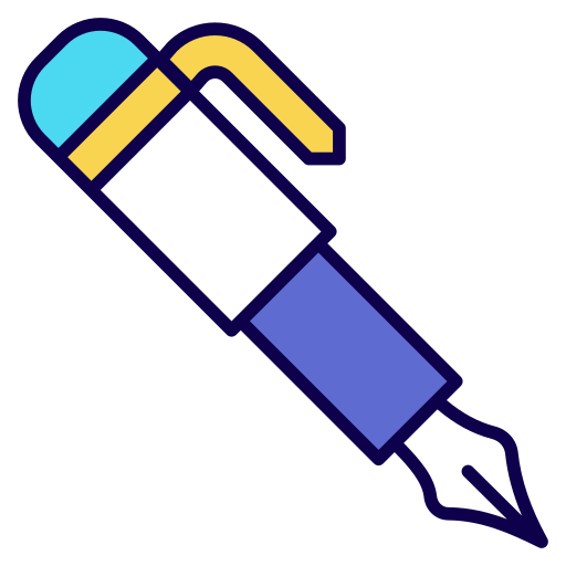 Fountain pen free icon