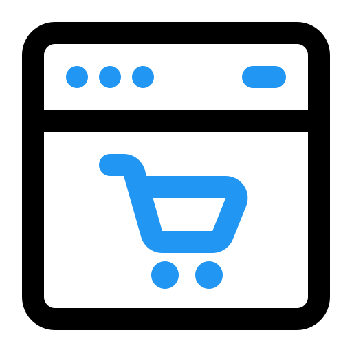 tienda online icono gratis