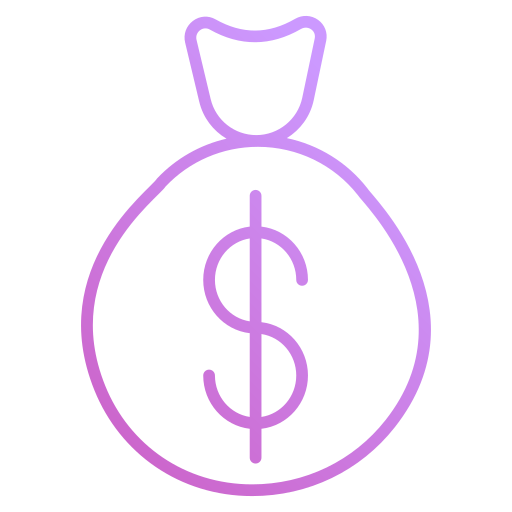 Money bag free icon
