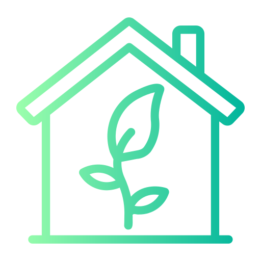 casa ecológica icono gratis
