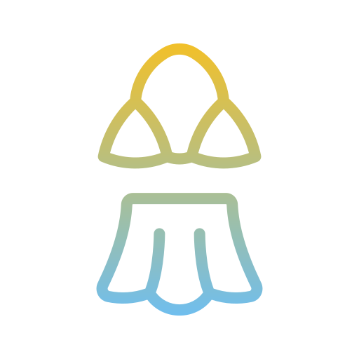 ropa de verano icono gratis