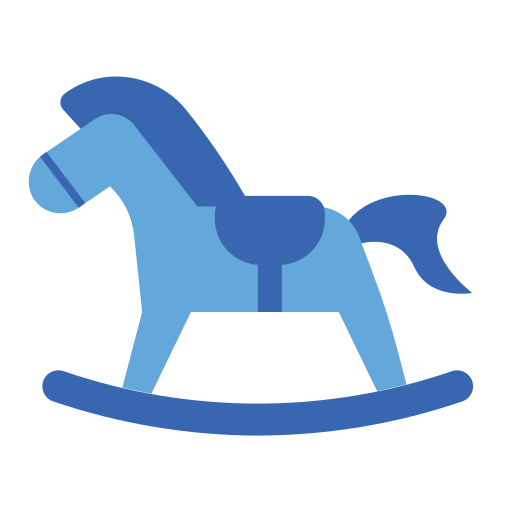 caballo mecedora icono gratis