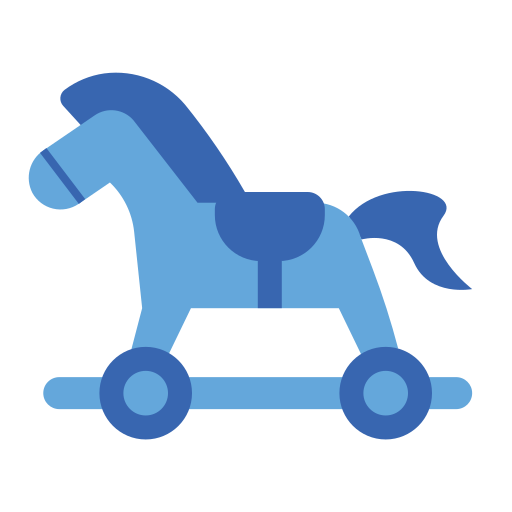 caballo mecedora icono gratis