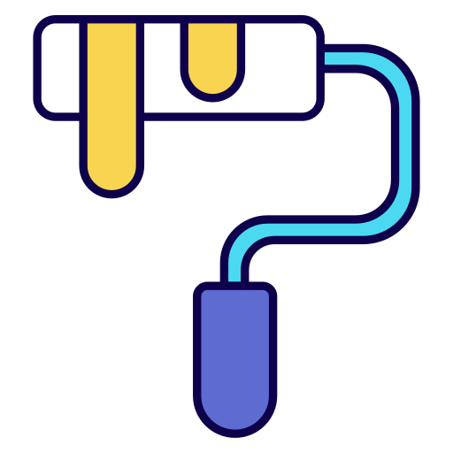 rodillo icono gratis