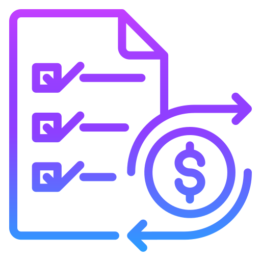 asignación de costos icono gratis