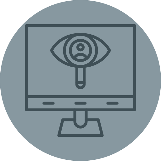 observación icono gratis