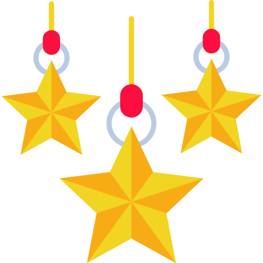 estrella de navidad icono gratis