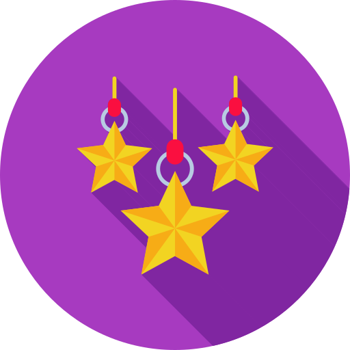 estrella de navidad icono gratis