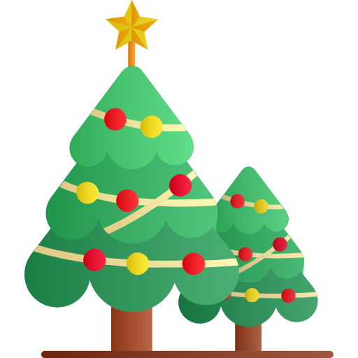 árbol de navidad icono gratis