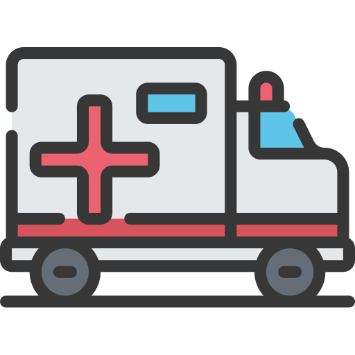 Ambulance Juicy Fish Soft-fill icon