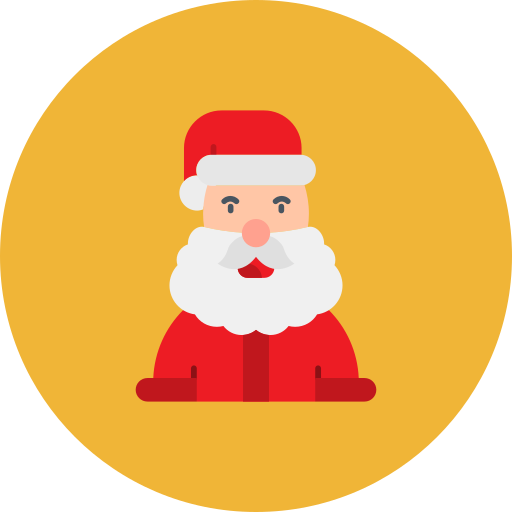 papá noel icono gratis