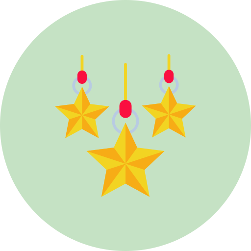 estrella de navidad icono gratis