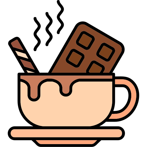 chocolate caliente icono gratis