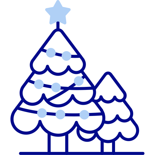 árbol de navidad icono gratis