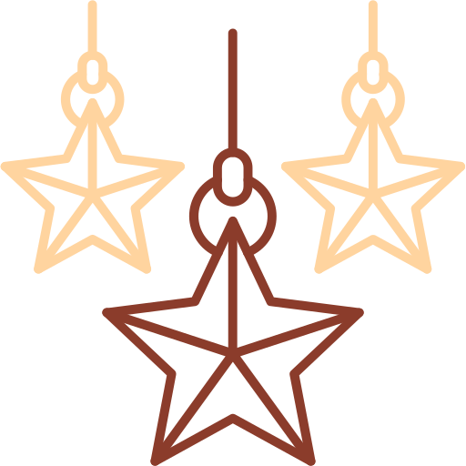 estrella de navidad icono gratis