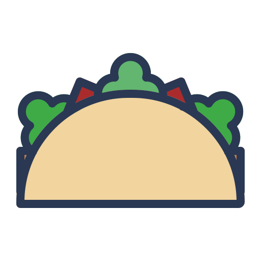 tacos icono gratis