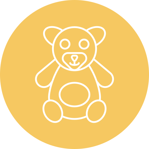 oso de peluche icono gratis