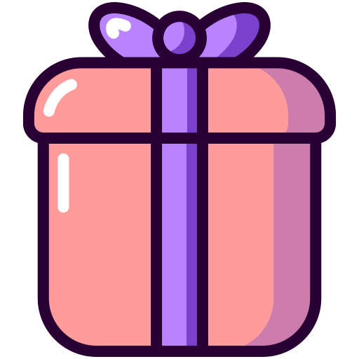 Gift box free icon Gift box free icon