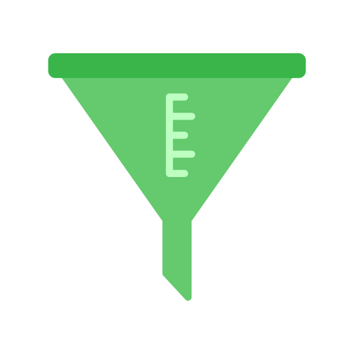 embudo icono gratis