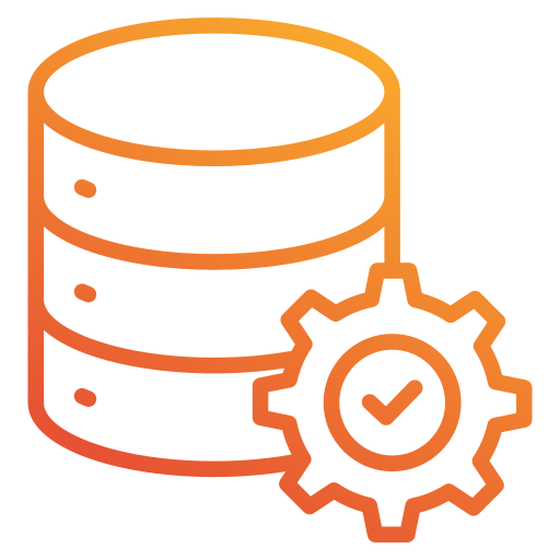 gestión de base de datos icono gratis