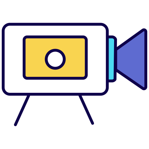 grabación de vídeo icono gratis
