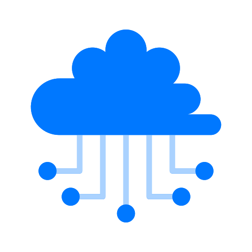 computación en la nube icono gratis