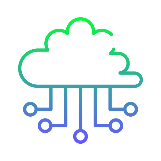 computación en la nube icono gratis